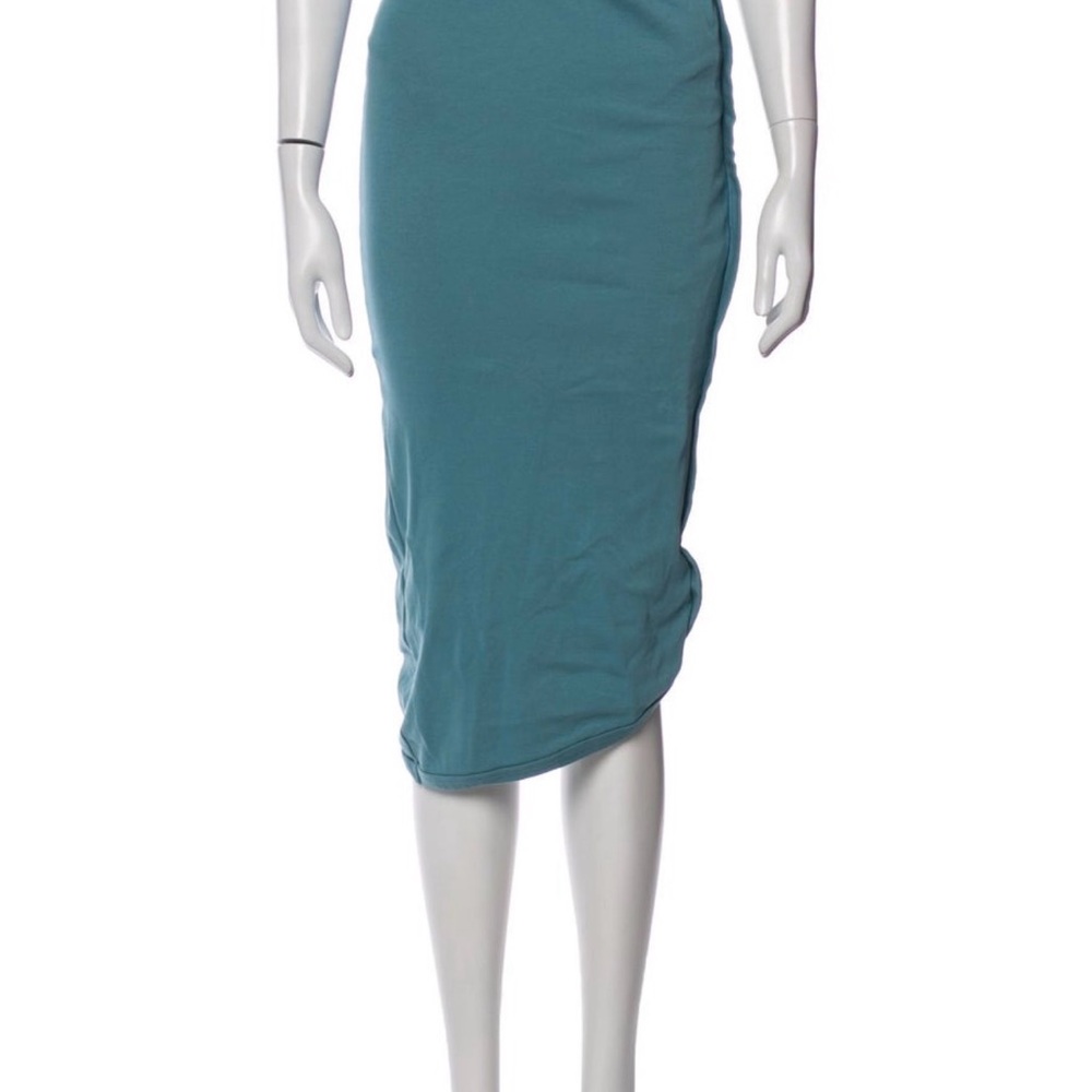 The Line by K Teal Midi Bodycon Skirt
